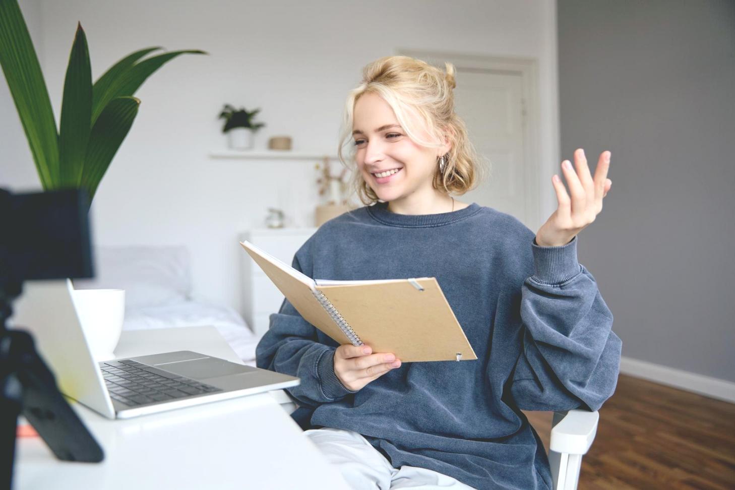 Financial planning session with budgeting tools and calculator